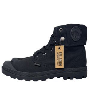 Palladium Men's Black Canvas Pampa Hi Boots Size 10.5 02353-060-M